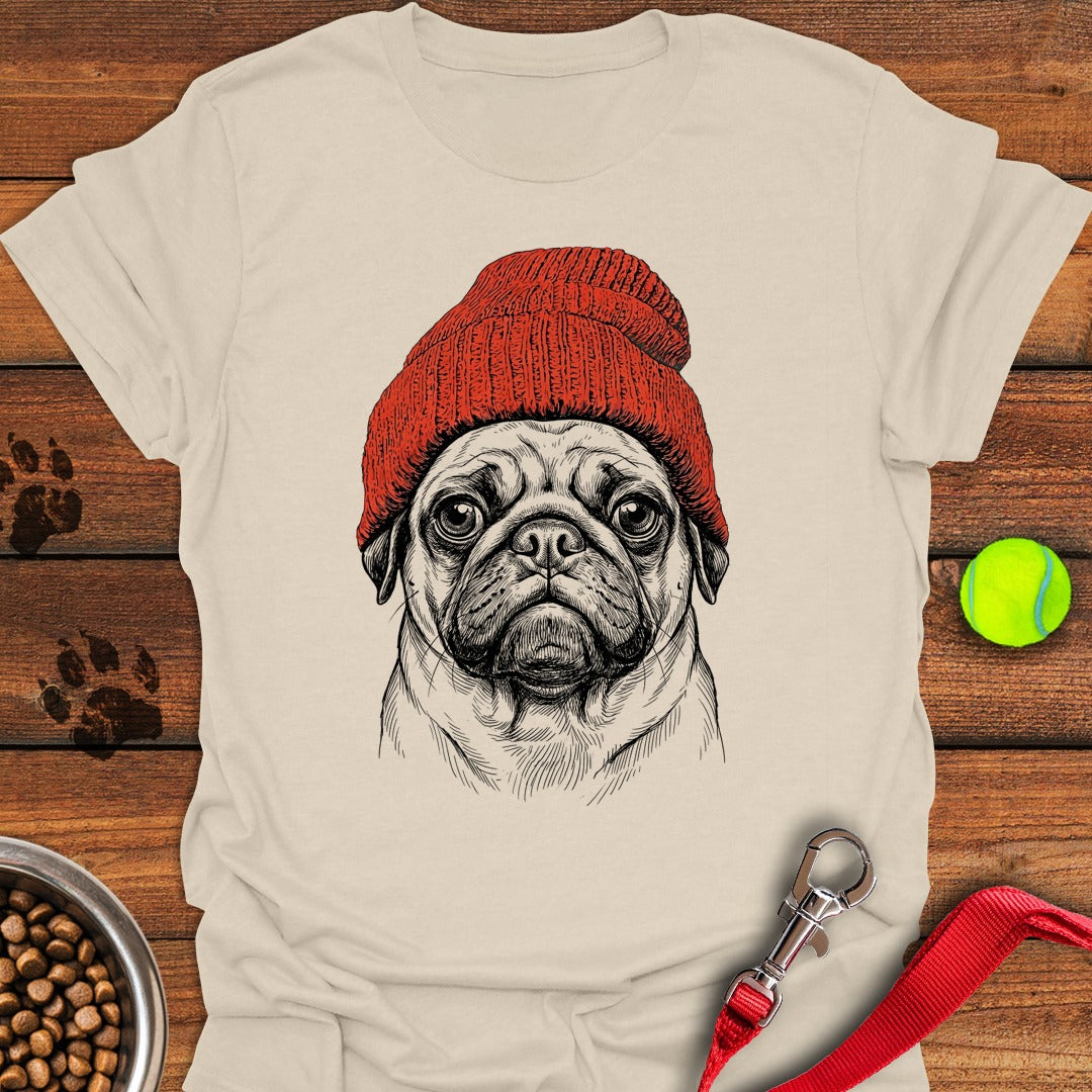 Pug Beanie Natural