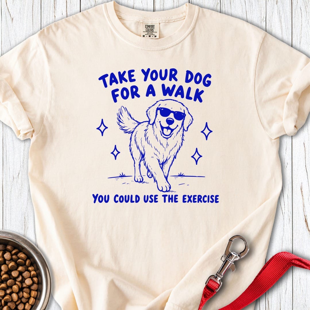 Sarcastic Golden Retriever Premium Tee Ivory