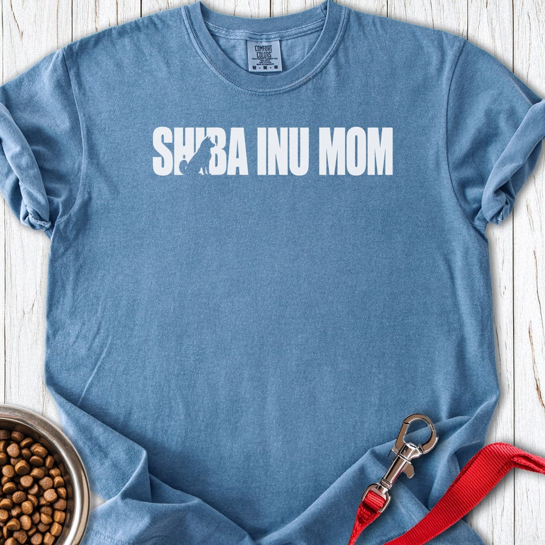 Shiba Inu Mom Premium Tee Blue Jean