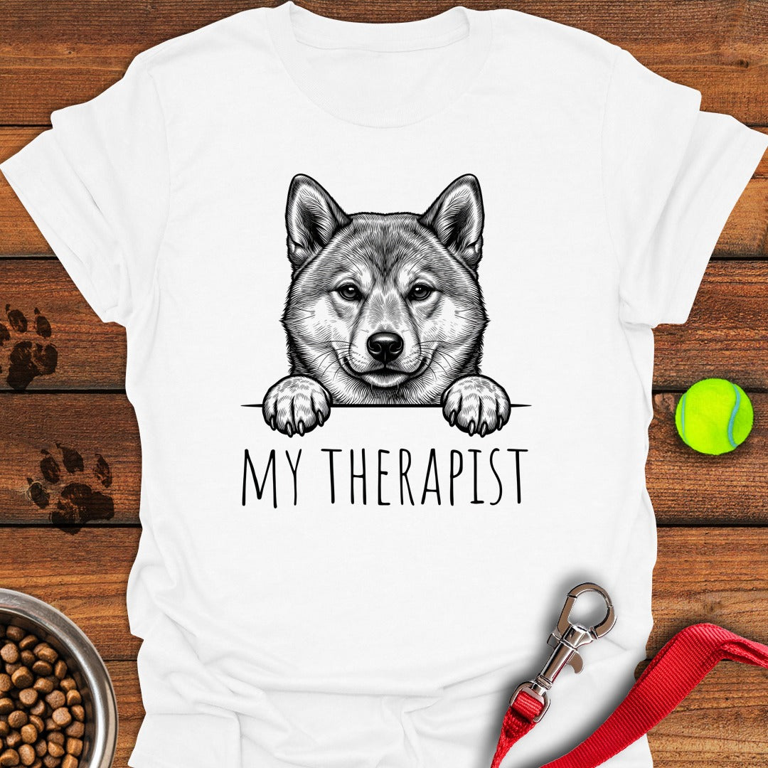 Shiba Inu Therapist White