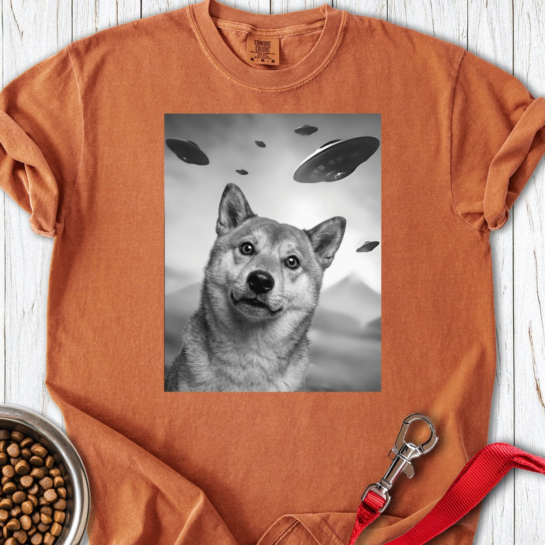 Shiba Inu UFO Premium Tee Yam