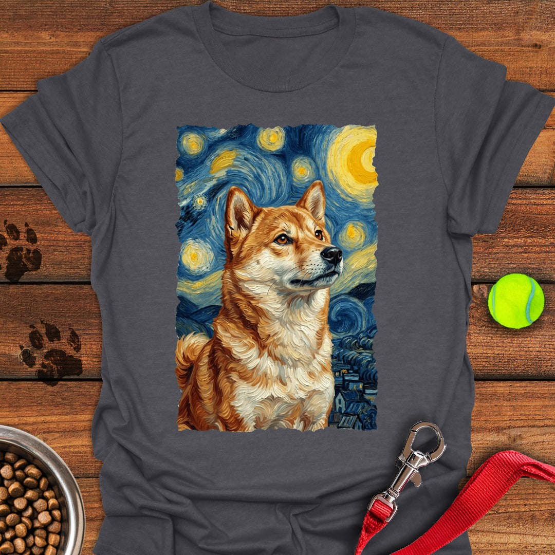 Shiba Inu Van Gogh Dark Heather