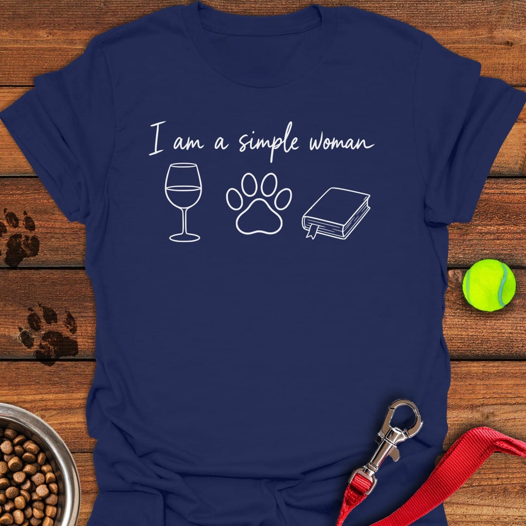 Simple Dog Woman Navy