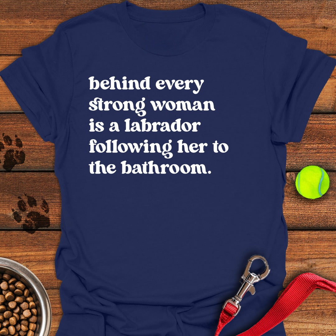 Strong Labrador Woman Navy