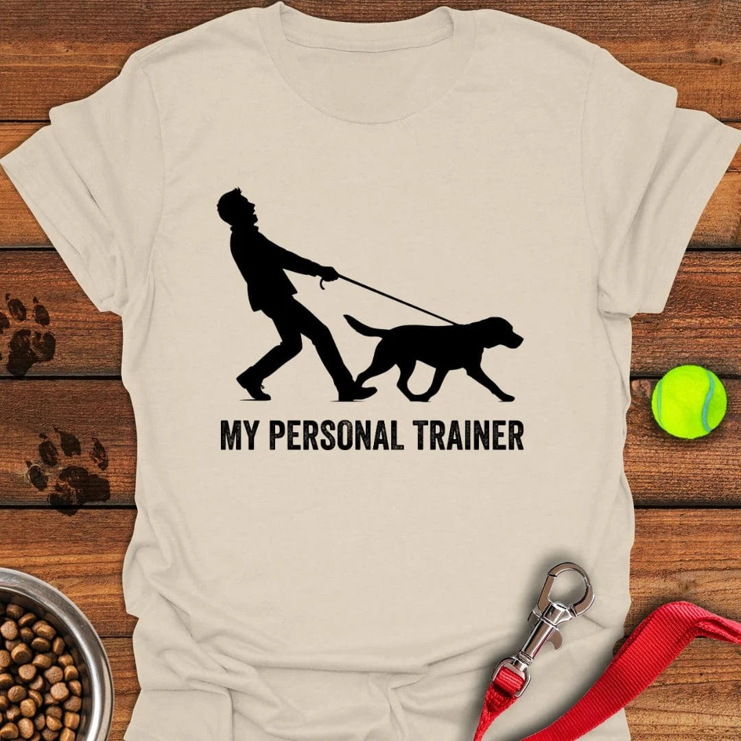 My Personal Trainer Labrador T-Shirt Natural