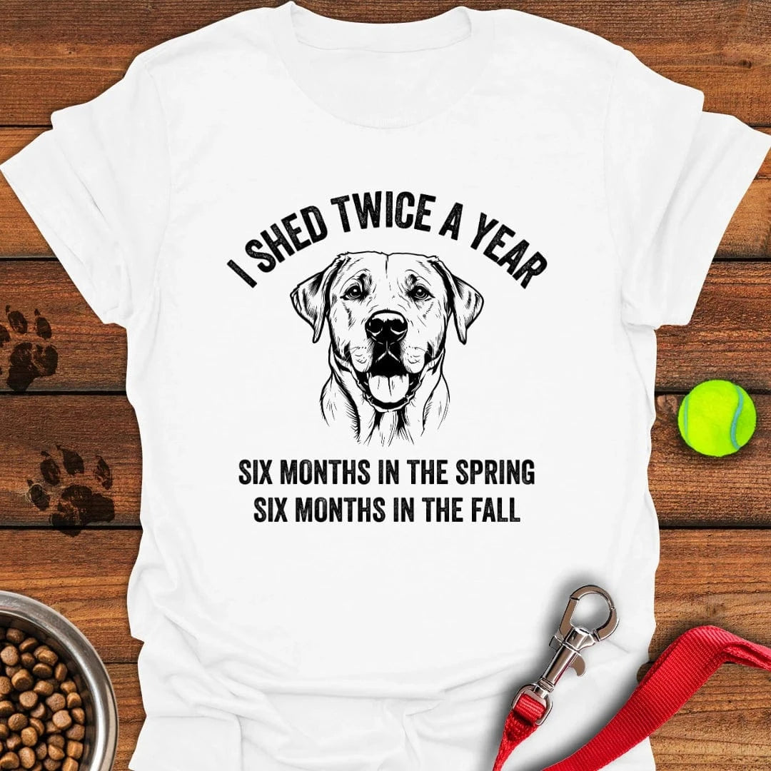 Labrador Shed Funny T-Shirt White
