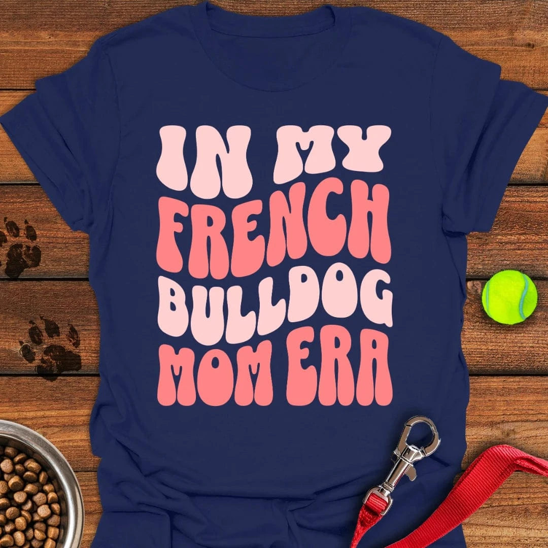French Bulldog Mom T-Shirt Navy