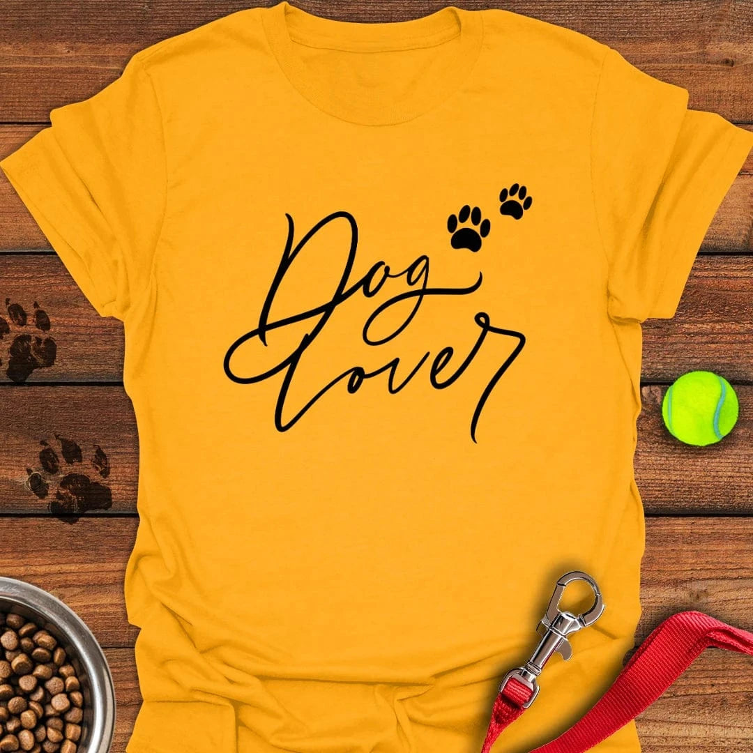 Dog Lover T-Shirt Gold