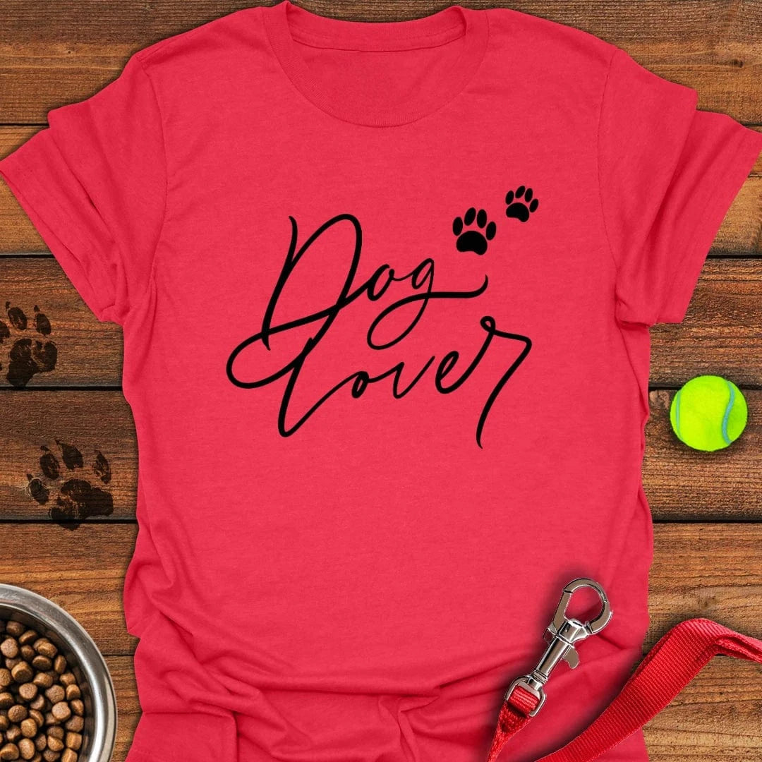 Dog Lover T-Shirt Heather Red