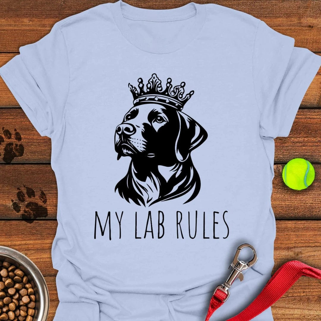 My Lab Rules T-Shirt Light Blue