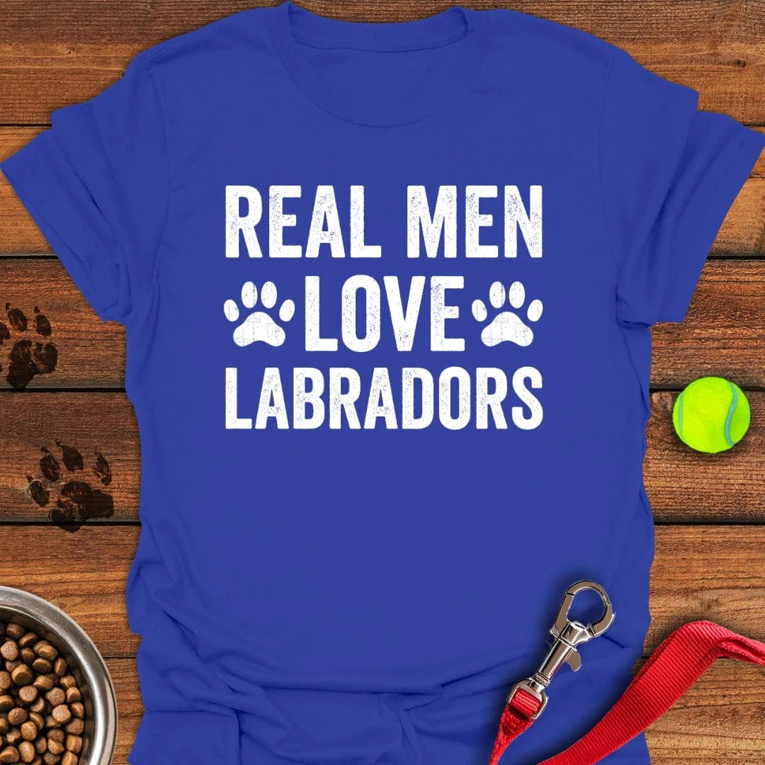 Real Men Love Labradors T-Shirt Royal