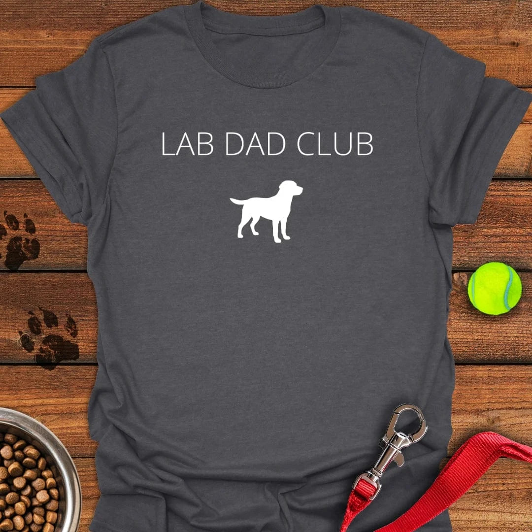 Lab Dad Club T-Shirt Dark Heather