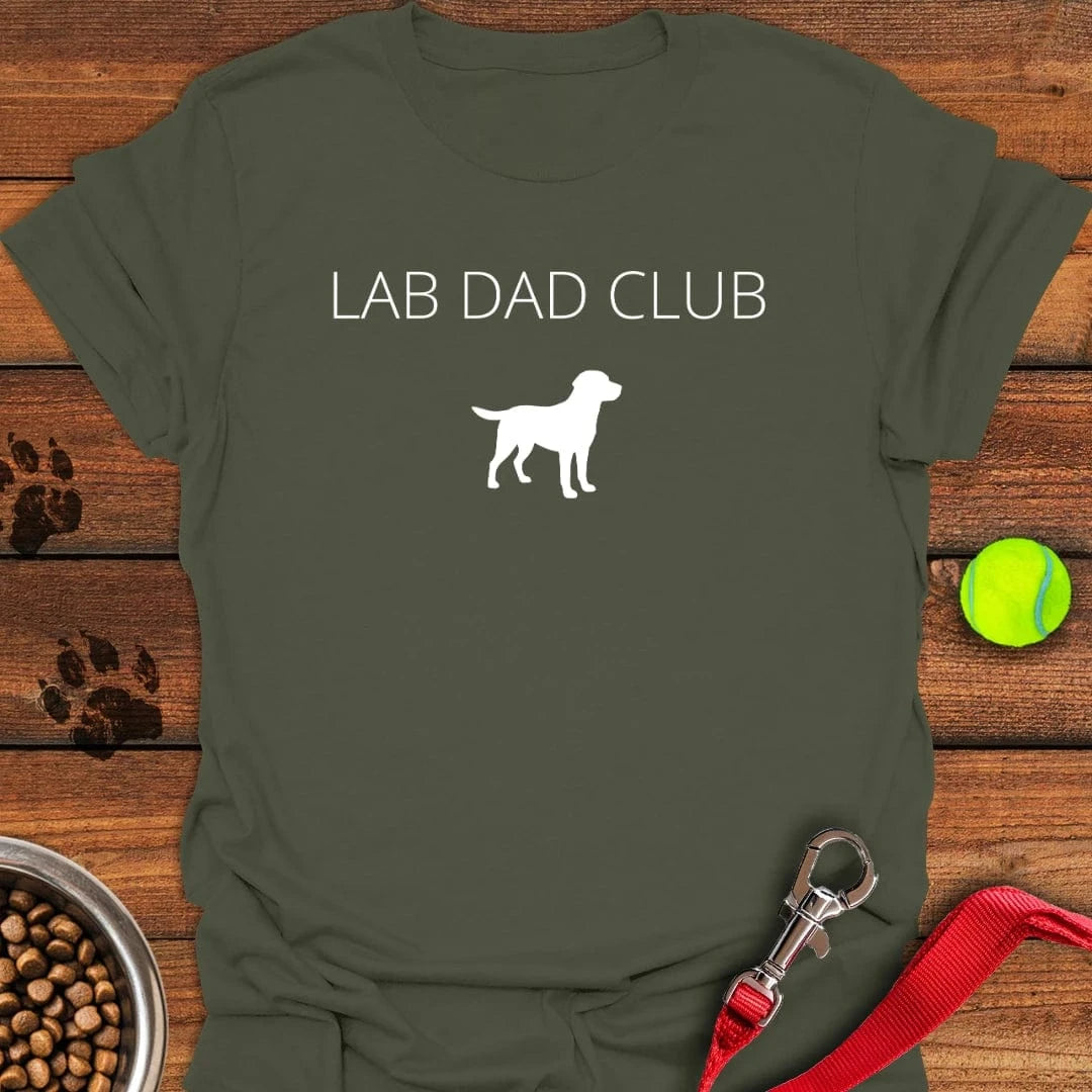 Lab Dad Club T-Shirt Military Green