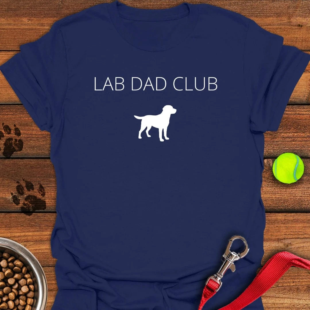 Lab Dad Club T-Shirt Navy