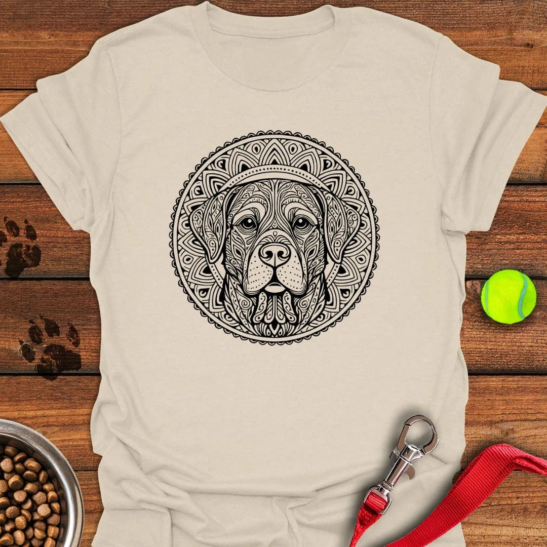 Labrador Mandala T-Shirt Natural