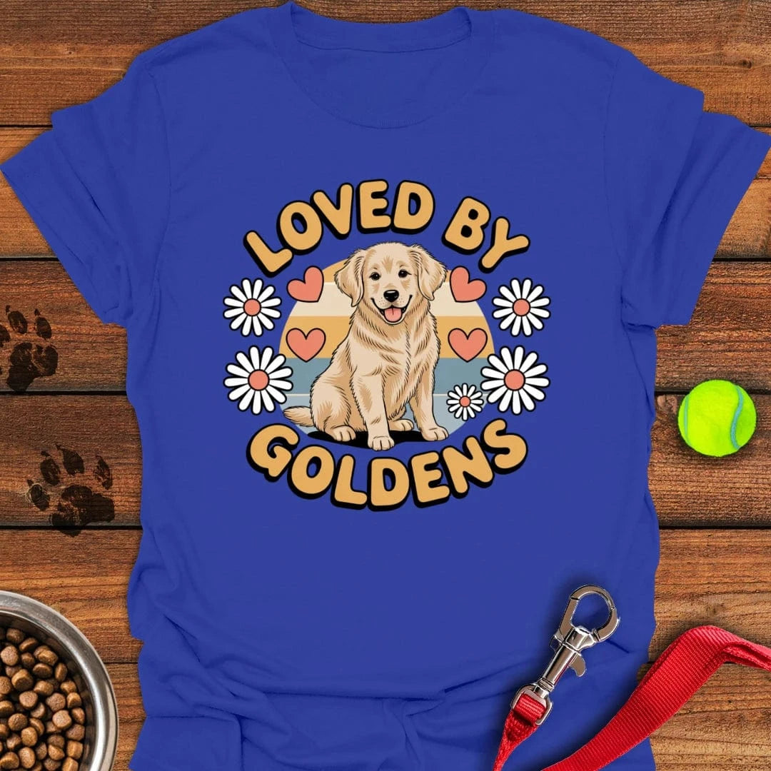 Loved By Golden Retrievers T-Shirt