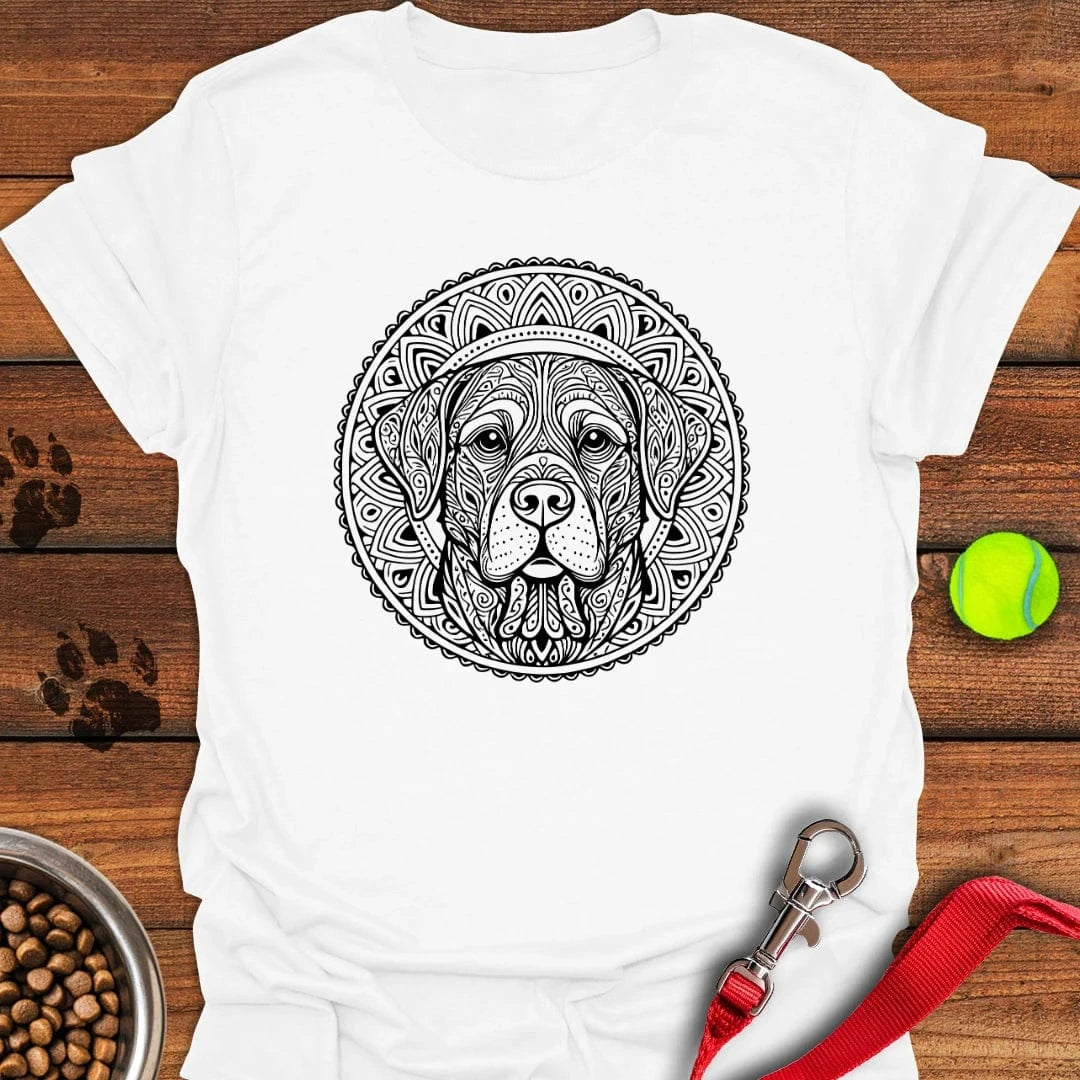 Labrador Mandala T-Shirt White