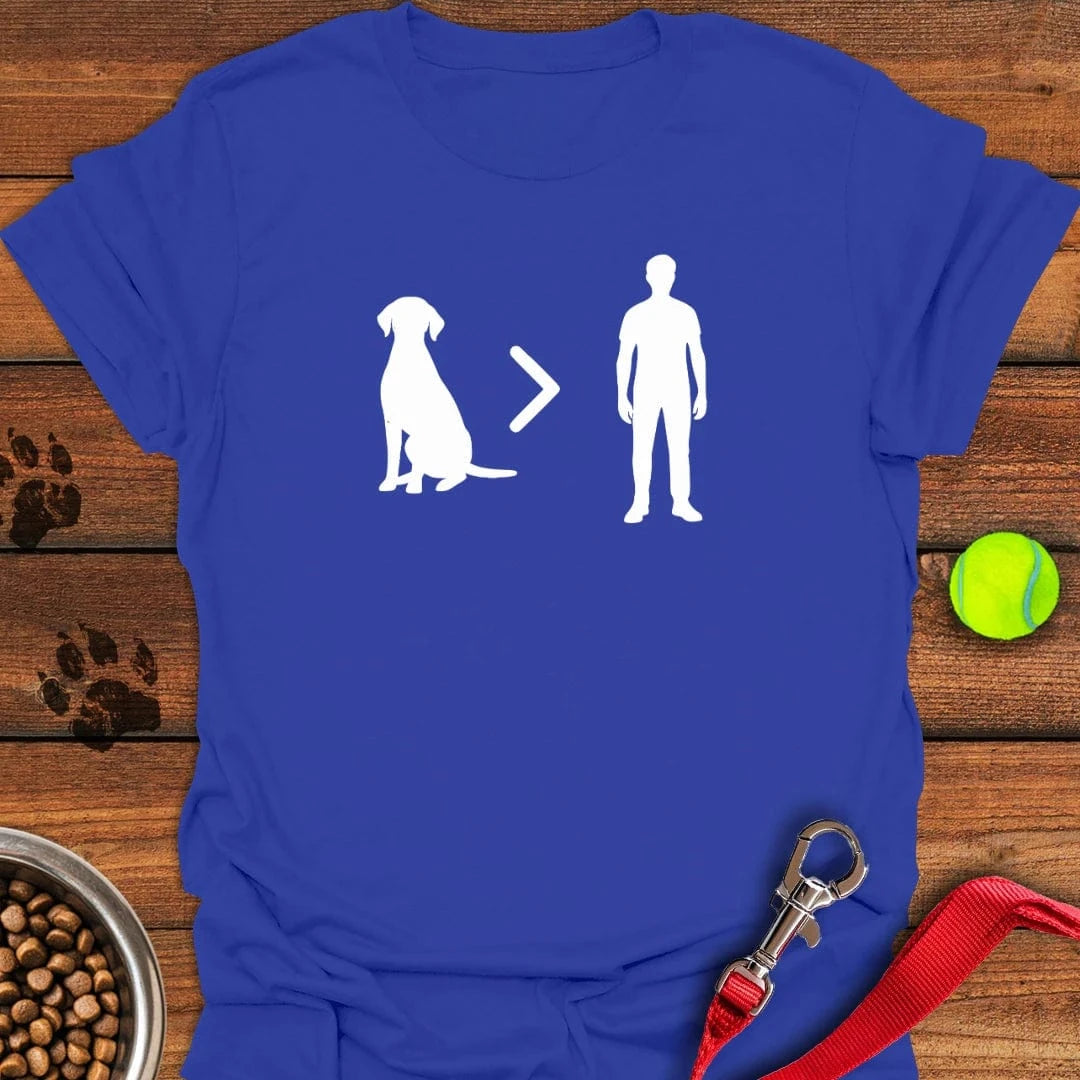 Labs Over People T-Shirt Royal