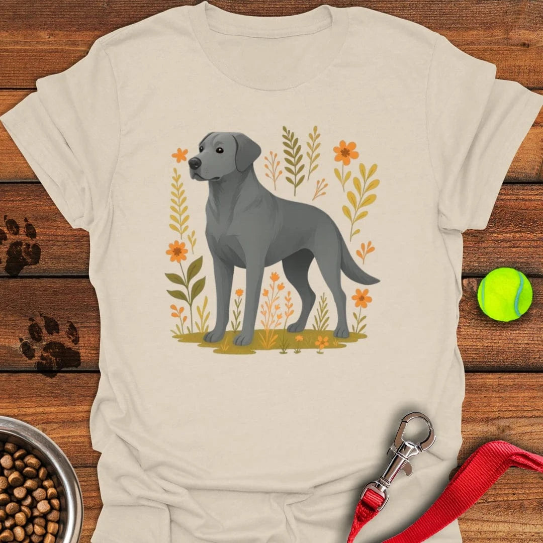 Silver Labrador T-Shirt Natural