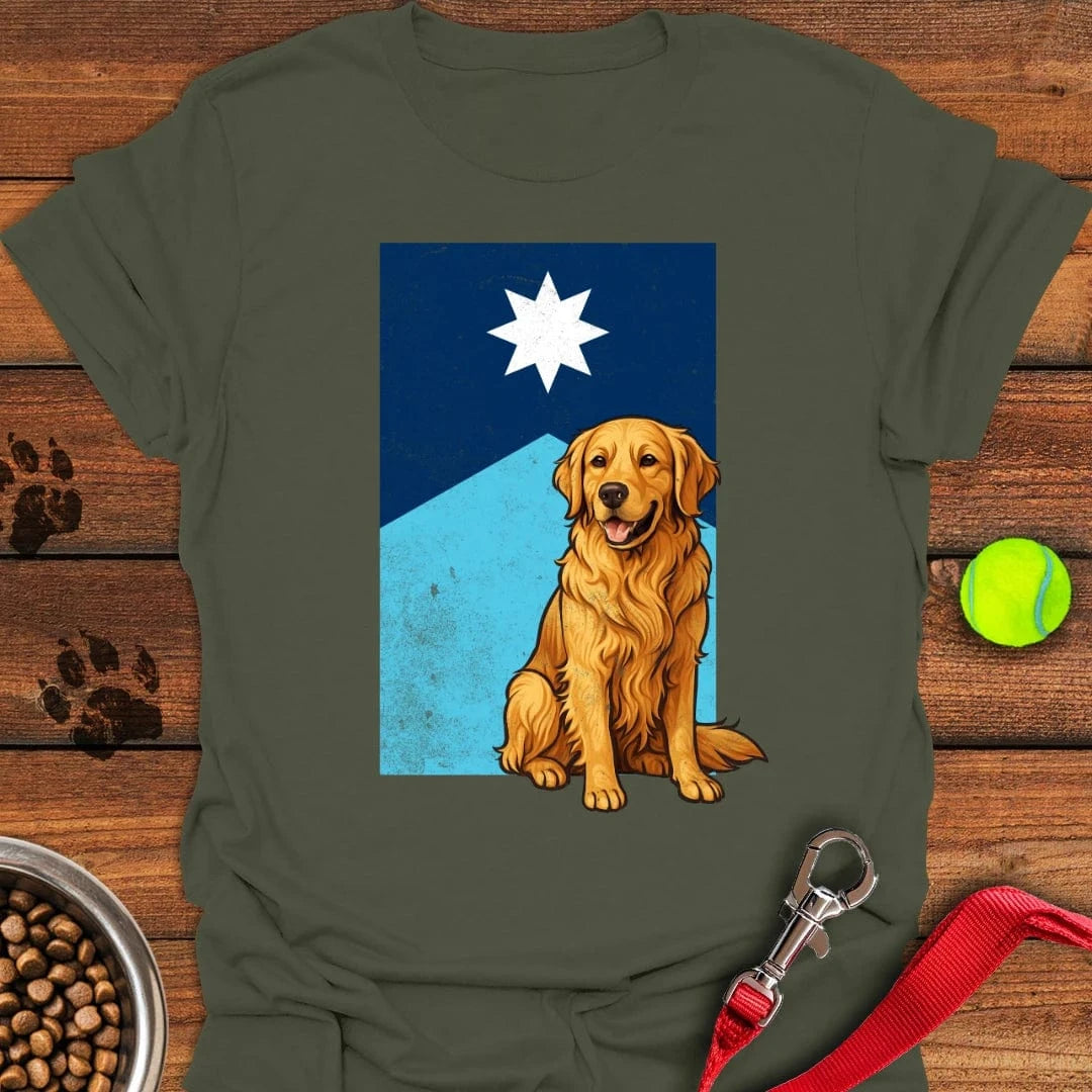 Golden Retriever Minesota T-Shirt Military Green