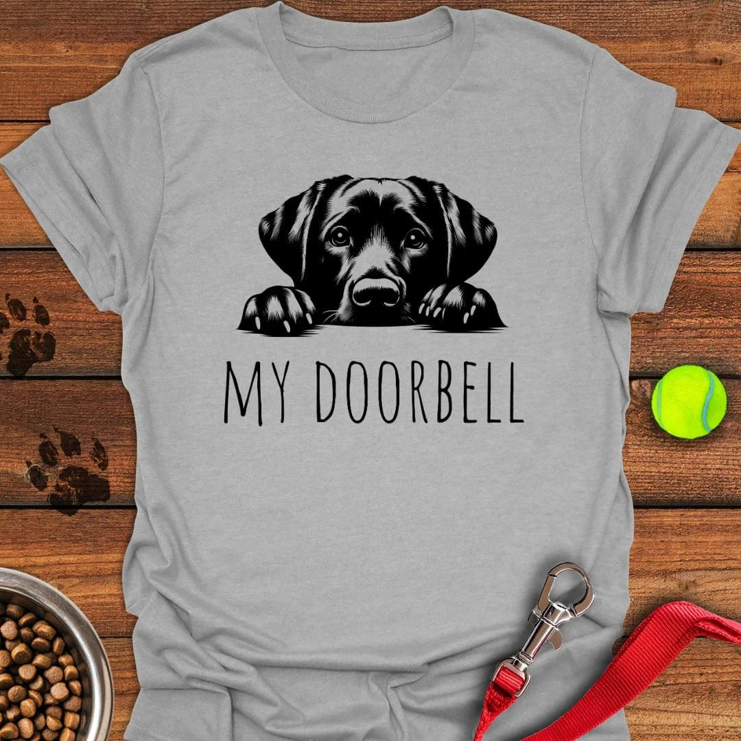 My Doorbell Labrador T-Shirt Sport Grey