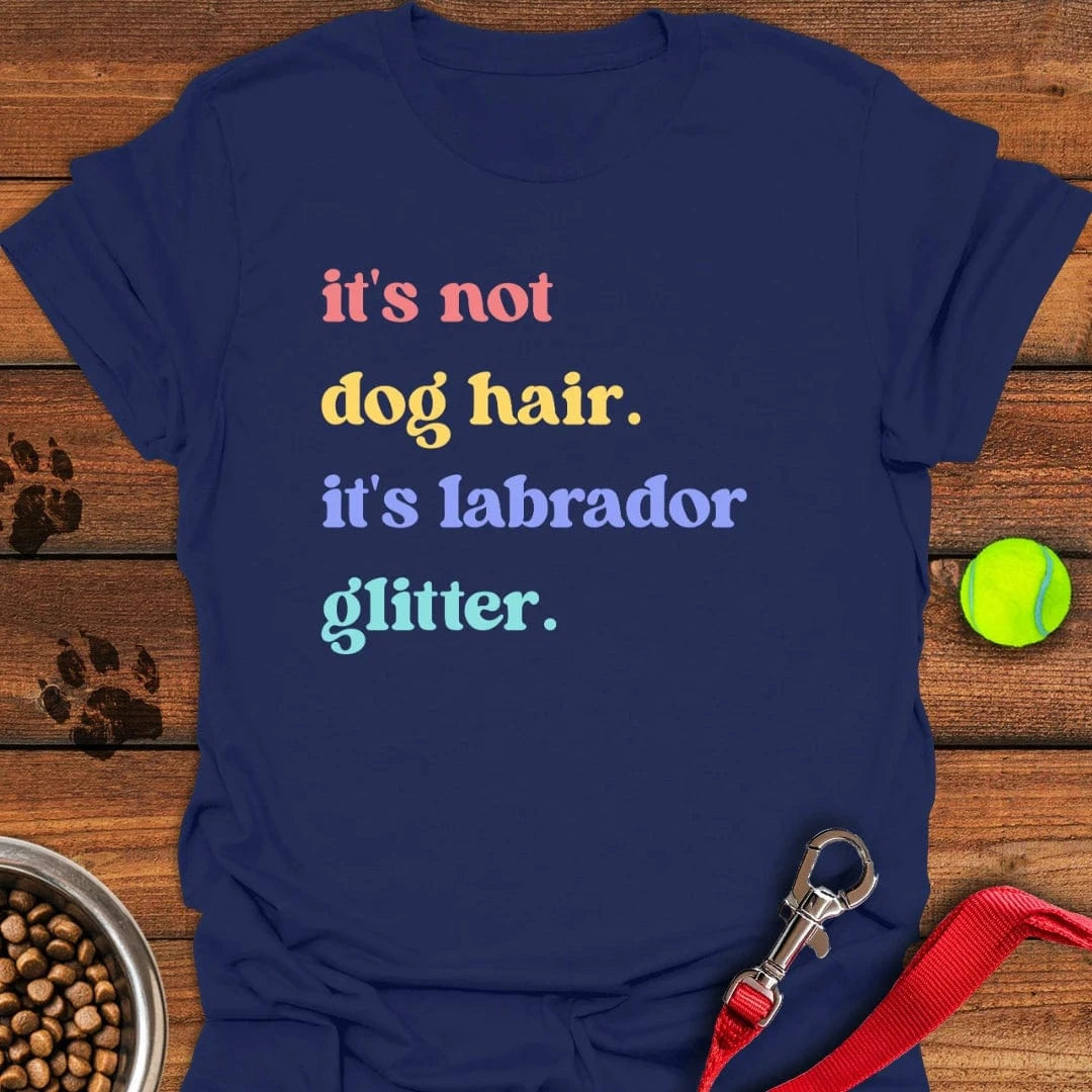 Labrador Glitter T-Shirt Navy