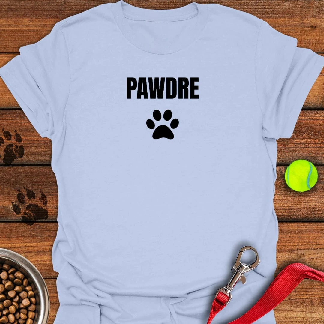 Pawdre Dog Father T-Shirt Light Blue