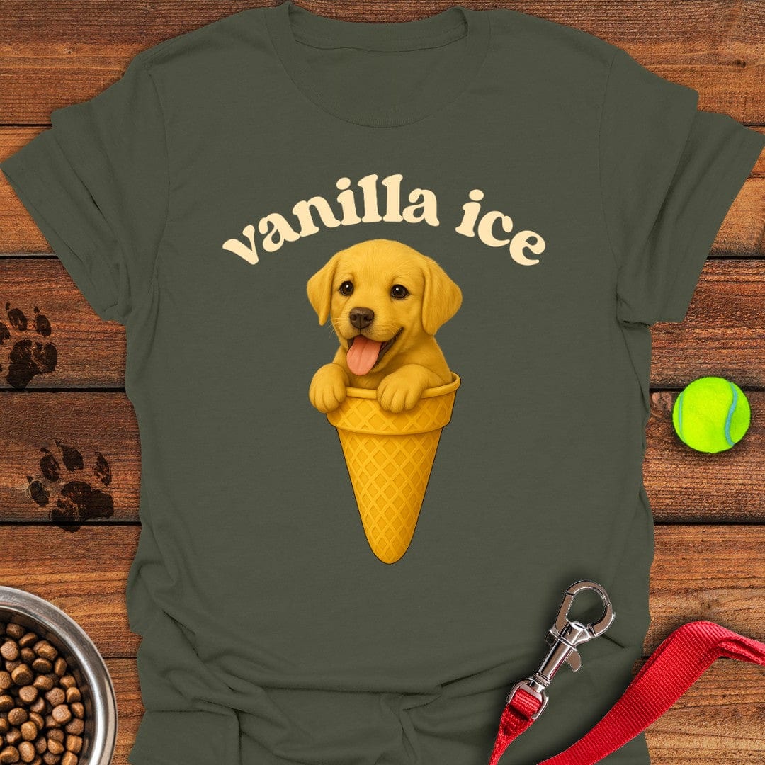 Vanilla Ice Labrador T-Shirt Military Green