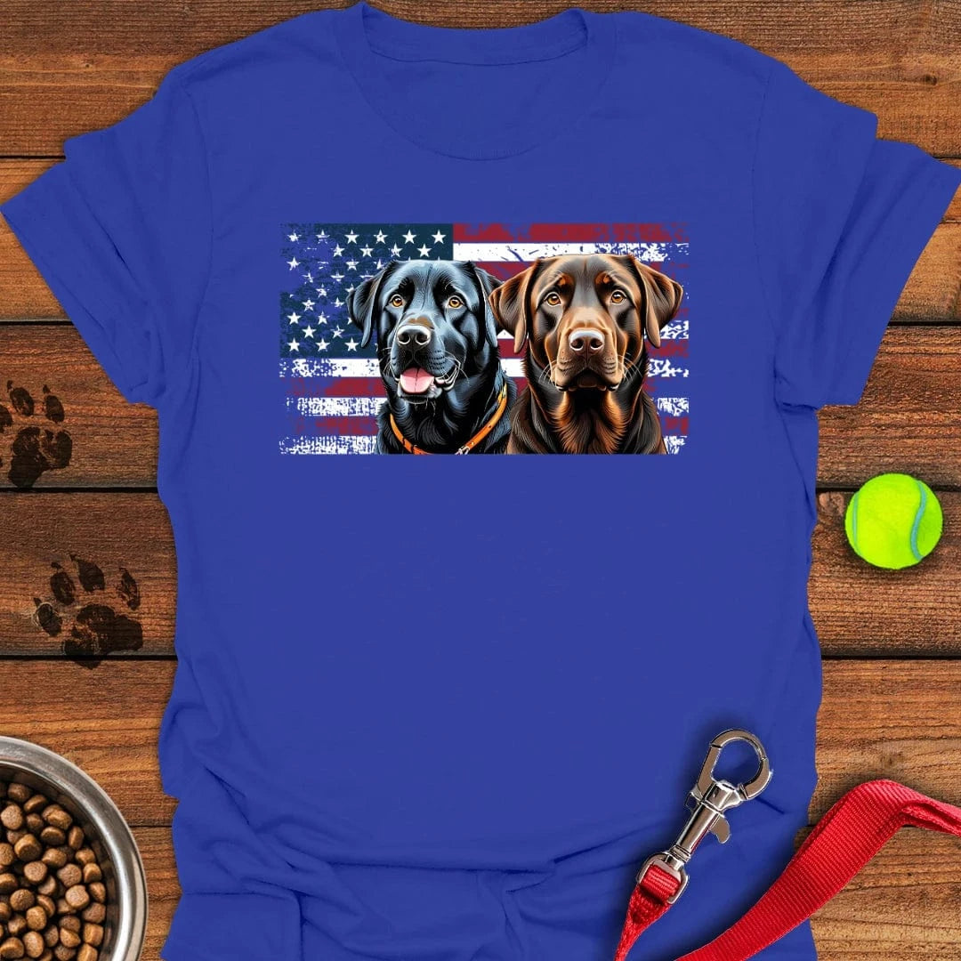 Chocolate & Black Labrador T-Shirt