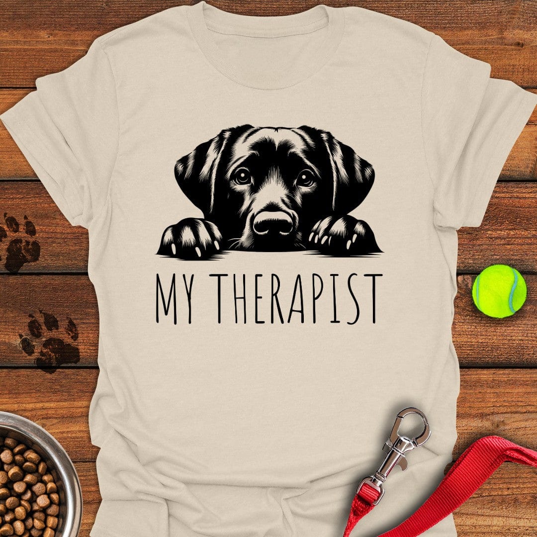 My Therapist Labrador T-Shirt Natural