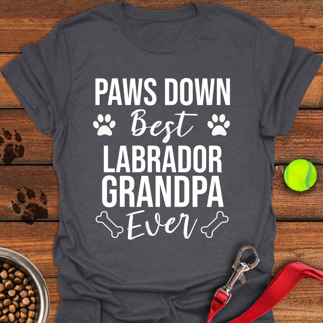 Best Labrador Grandpa Ever Dark Heather