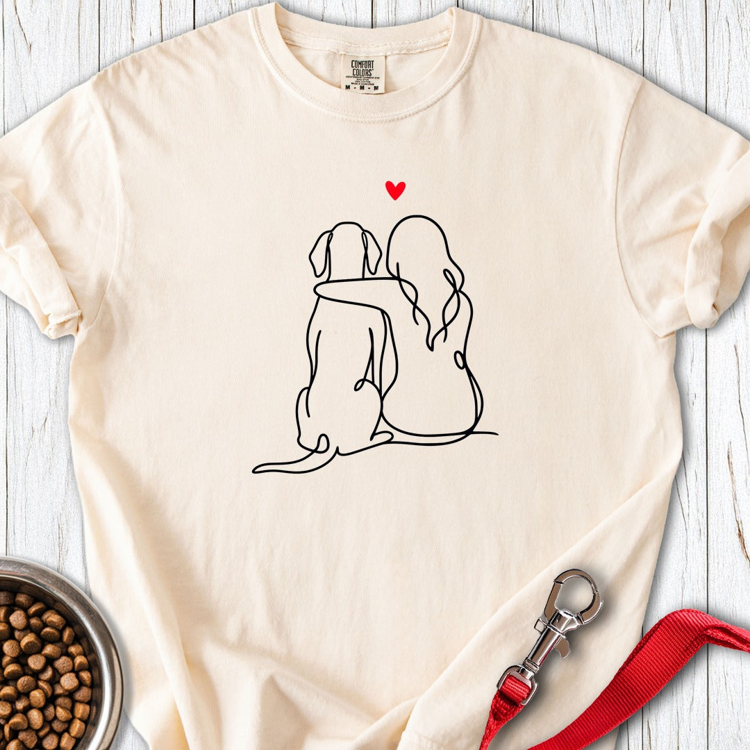 Vizsla Girl Love Premium Tee Ivory