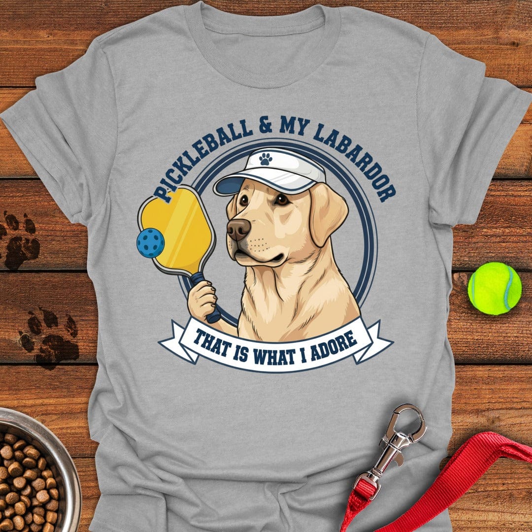 Yellow Lab Pickleball Sport Grey