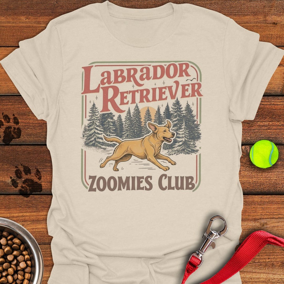 Yellow Labrador Zoomies Natural