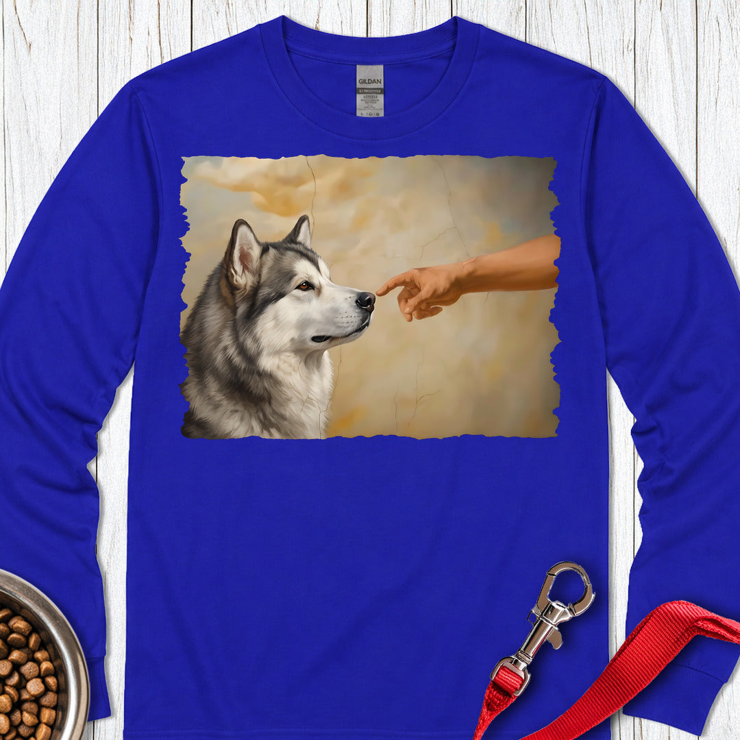 Alaskan Malamute Creation Long Sleeve — Royal
