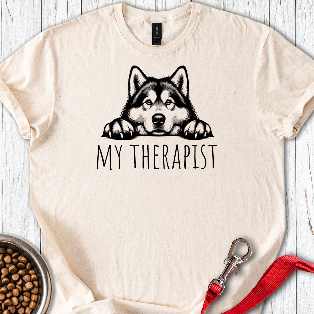 Alaskan Malamute My Therapist — Natural