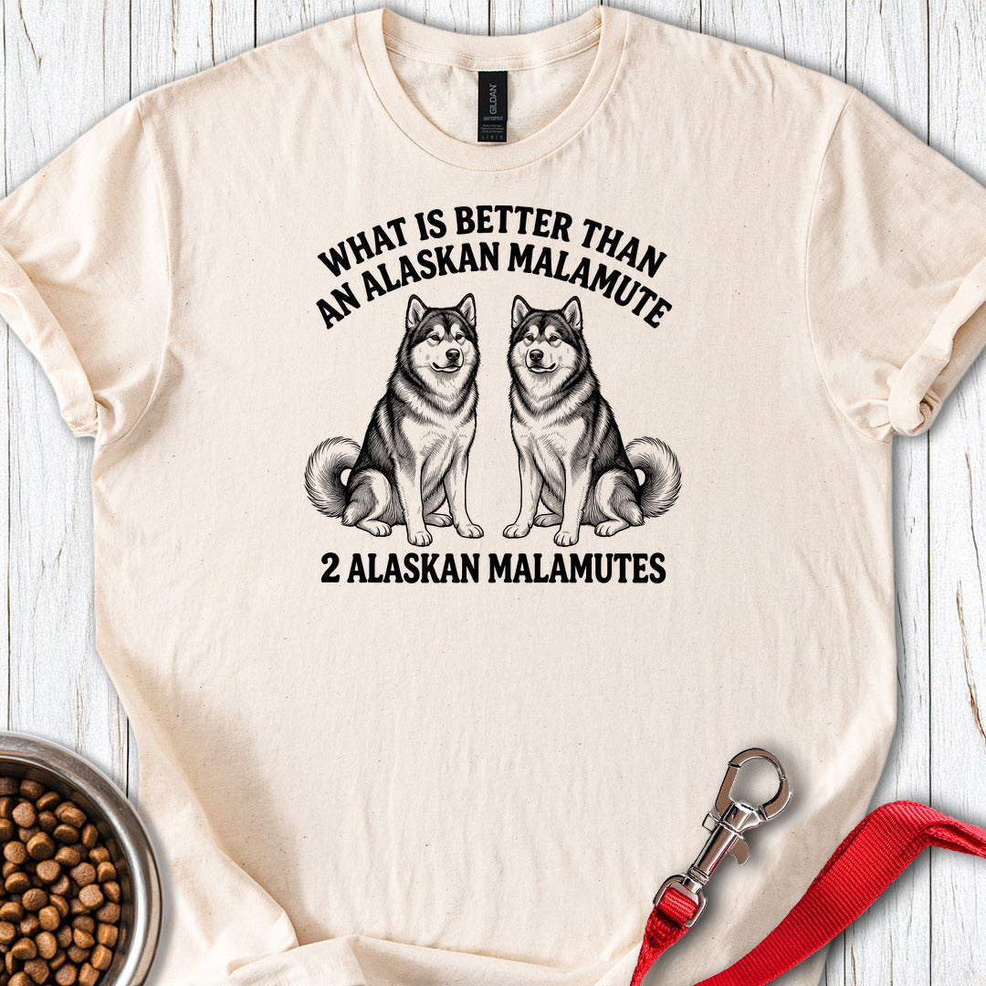 Alaskan Malamute What Is Better Than One — Natural
