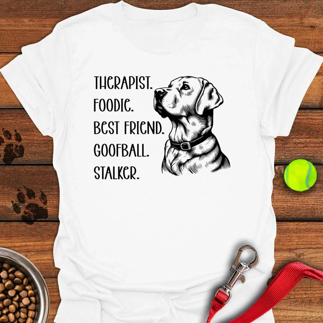 Funny Labrador Titles T-Shirt White