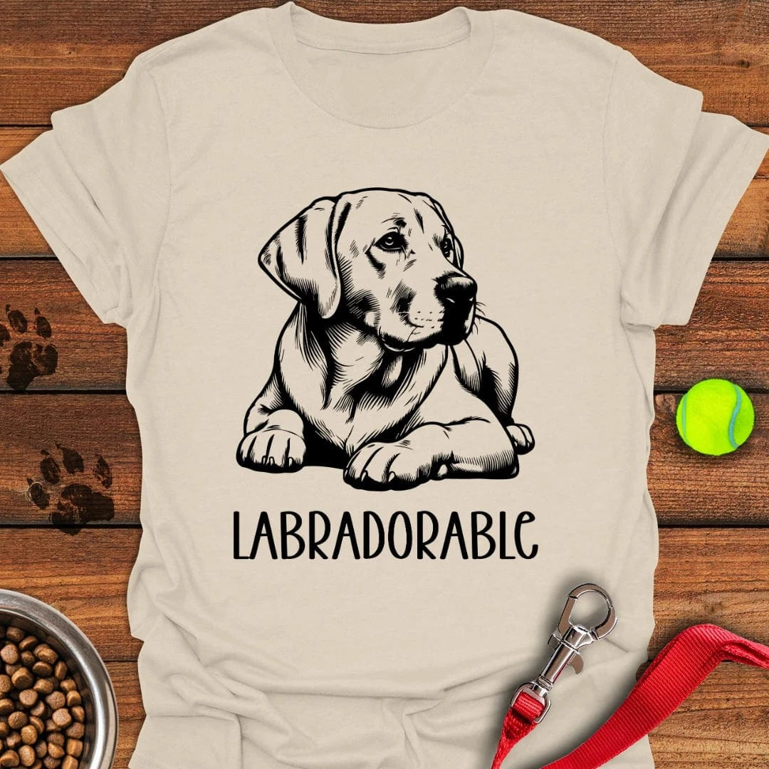 Labradorable Labrador T-Shirt Natural