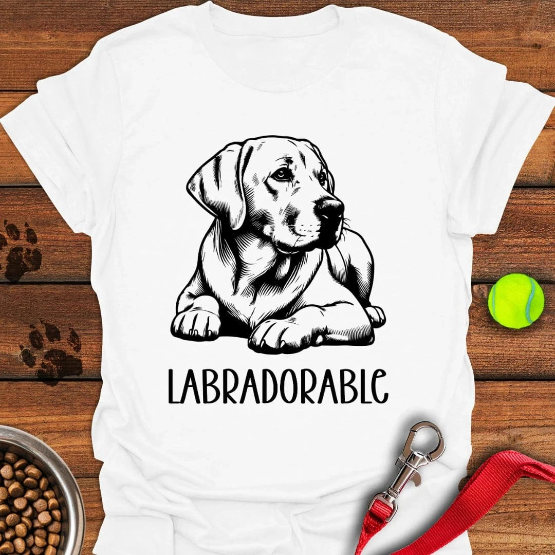 Labradorable Labrador T-Shirt White