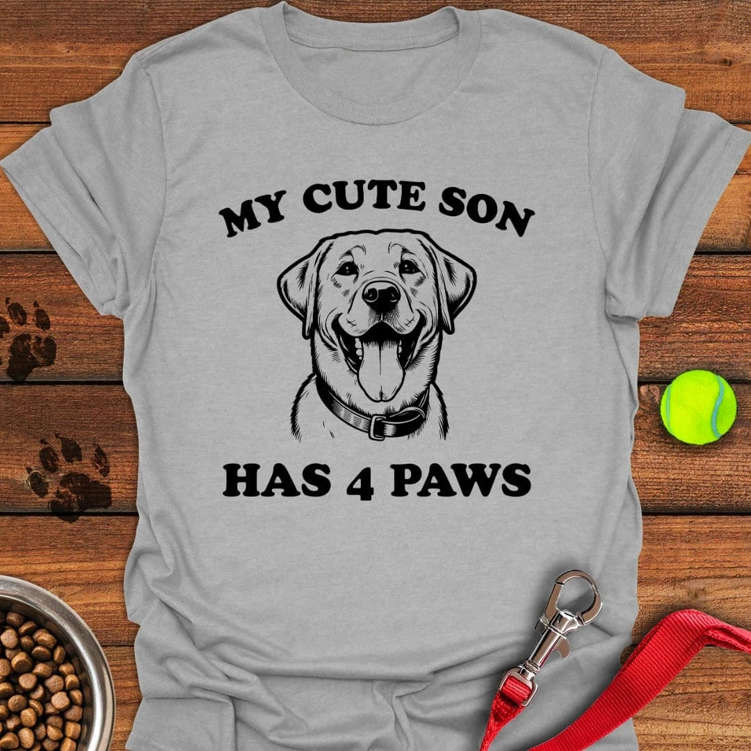 Labrador Son T-Shirt Sport Grey