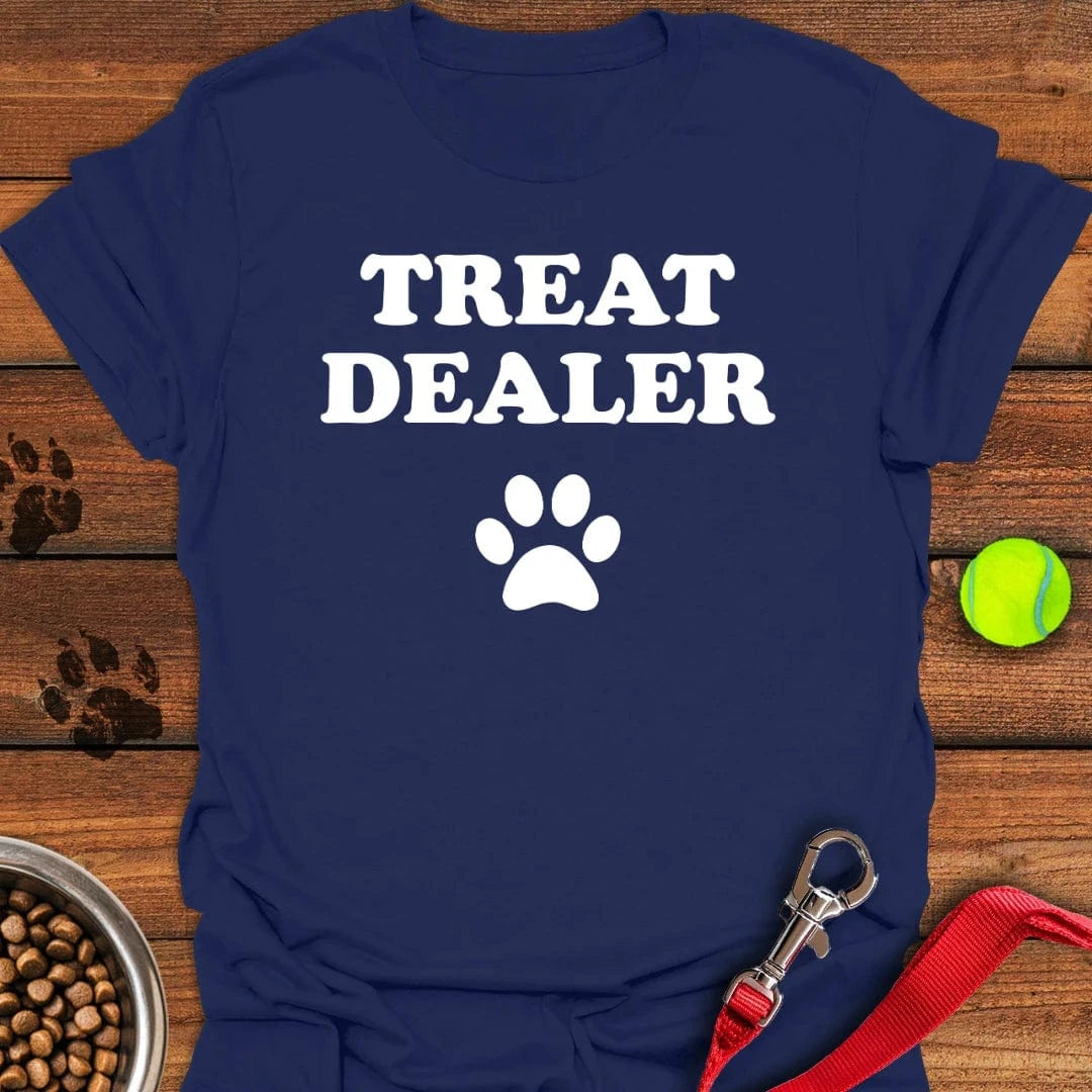 Dog Treat Dealer T-Shirt Navy