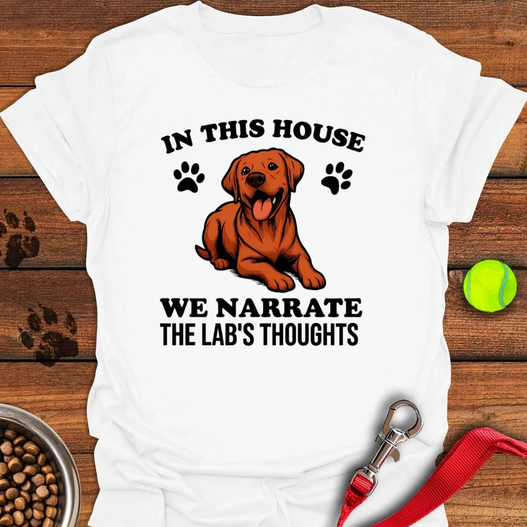 Fox Red Labrador Narrate T-Shirt White