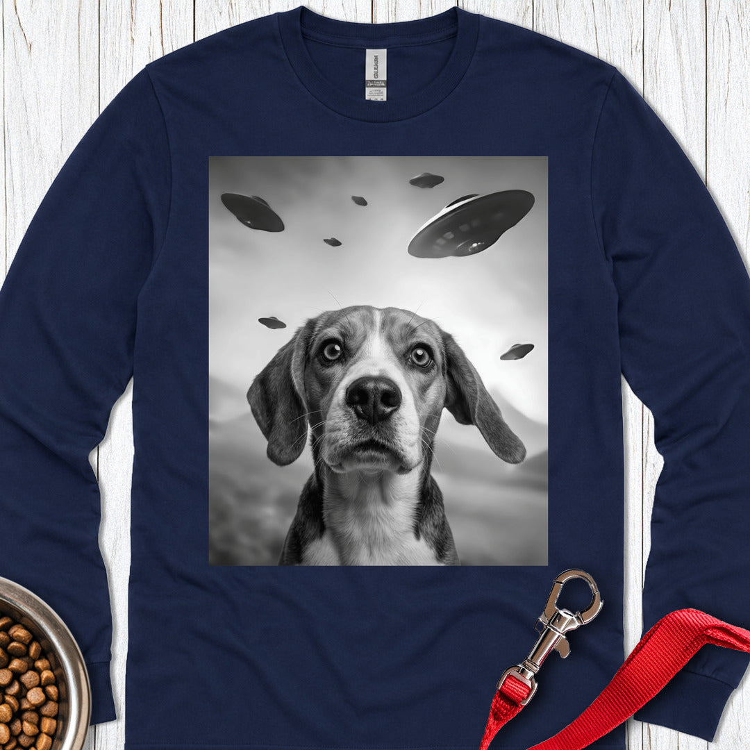 Beagle UFO Long Sleeve — Navy