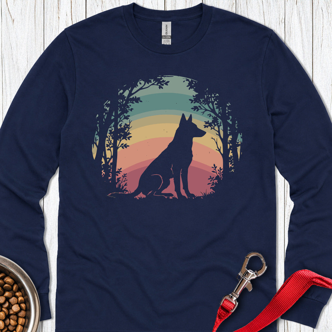 Belgian Malinois Nature Long Sleeve β Navy