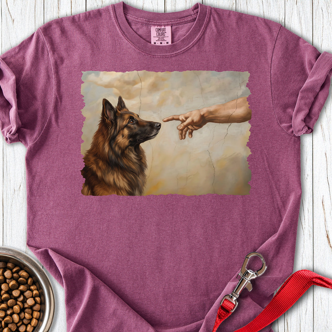 Belgian Tervuren Creation Premium Tee — Berry