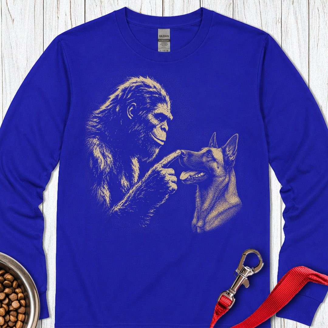Bigfoot Belgian Malinois Long Sleeve — Royal