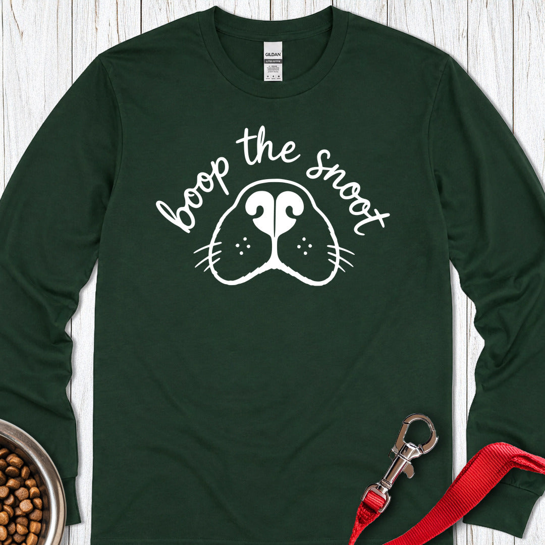 Boop the Snoot Long Sleeve — Forest Green