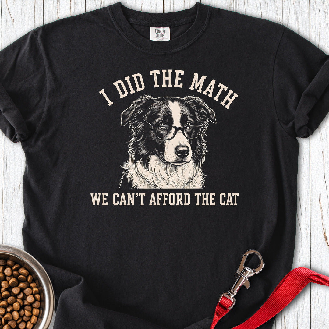 Border Collie Ban The Cat Premium Tee — Black