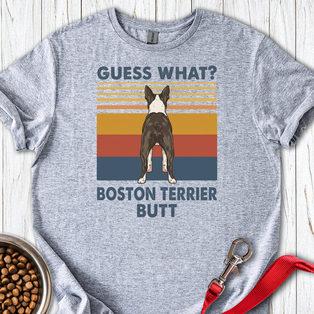 Boston Terrier Guess What — Sport Grey